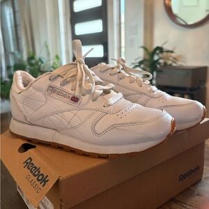 Reebok Classic White Leather Sneakers